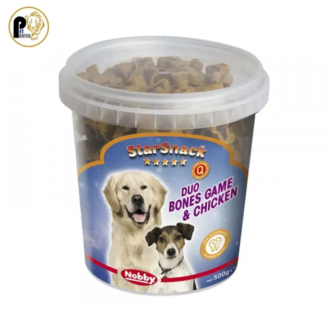 Nobby-StarSnack-Duo-Bones-Game-Chicken تشویقی سگ دئو بونس گیم اند چیکن نوبی