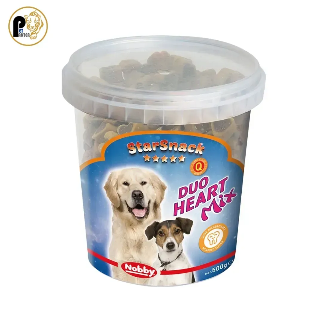 Nobby-StarSnack-Duo-Heart-Mix تشویقی سگ دئو هارت میکس نوبی